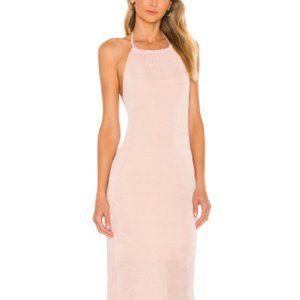 superdown - Nude Maxi Halter Dress